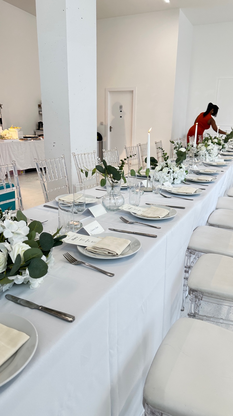 Luxury Civil Wedding table styling